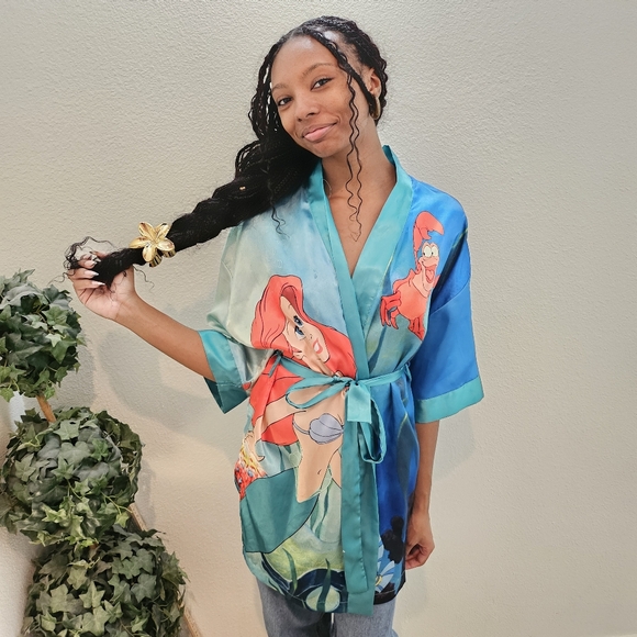 Disney The Little Mermaid Silk Robe - Picture 5 of 8